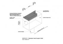 Rainwater Head Scupper Outlet